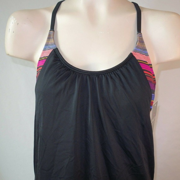 Athleta Blousy Tankini Dress 34B/C + Bottoms - Picture 2 of 10